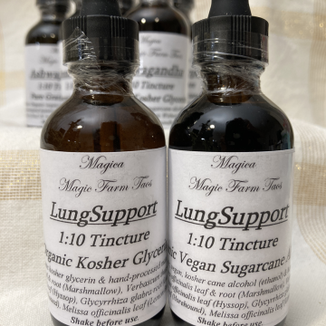 Tinctures - 2-, 4-, & 8-oz amber glass 